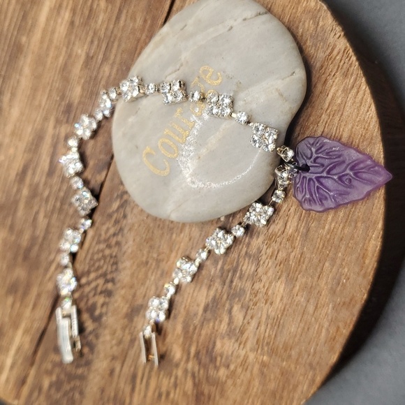 Iridescent‎ crystal lake bracelet B3117 - Picture 1 of 3